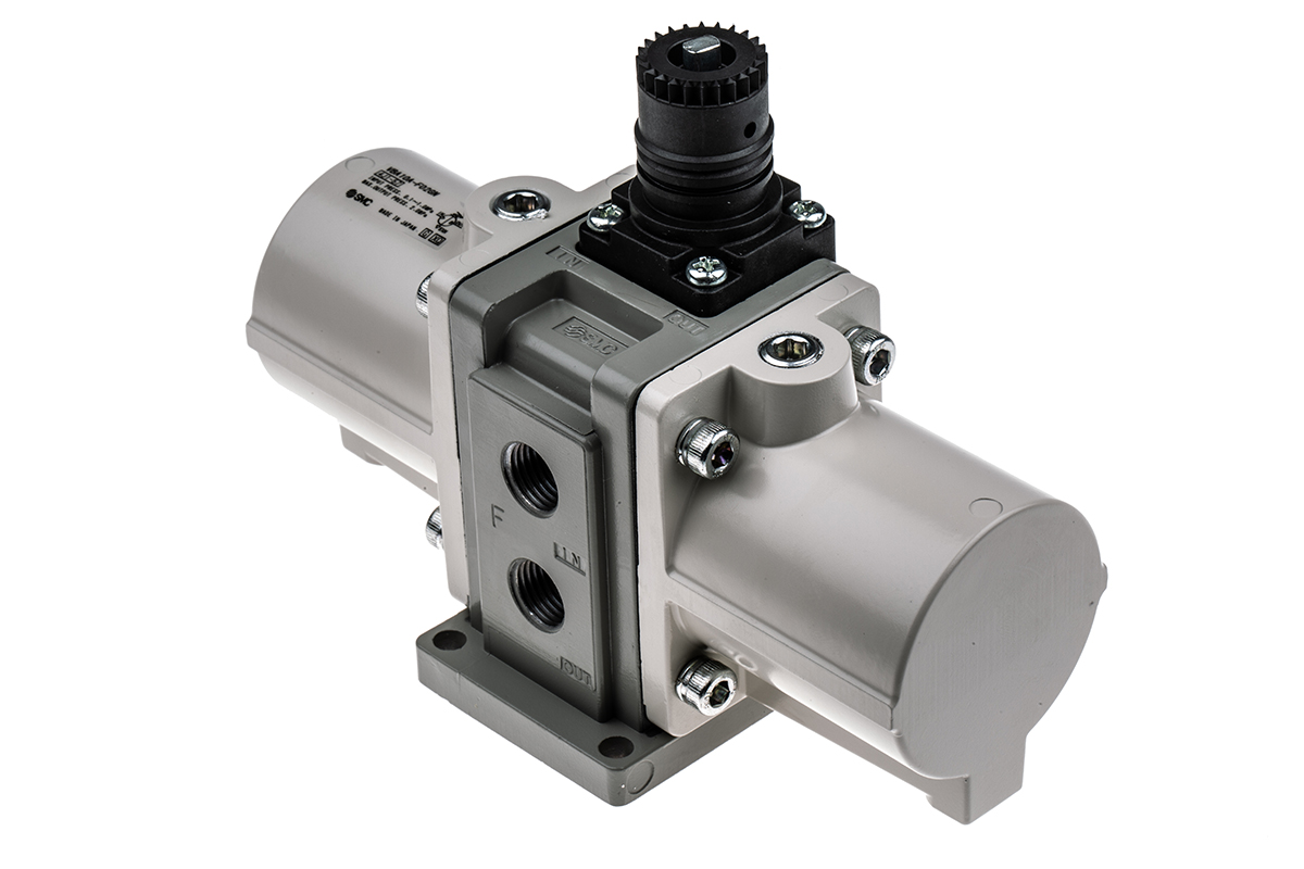 SMC G 1/4 Pneumatic Regulator -, 1MPa max. input