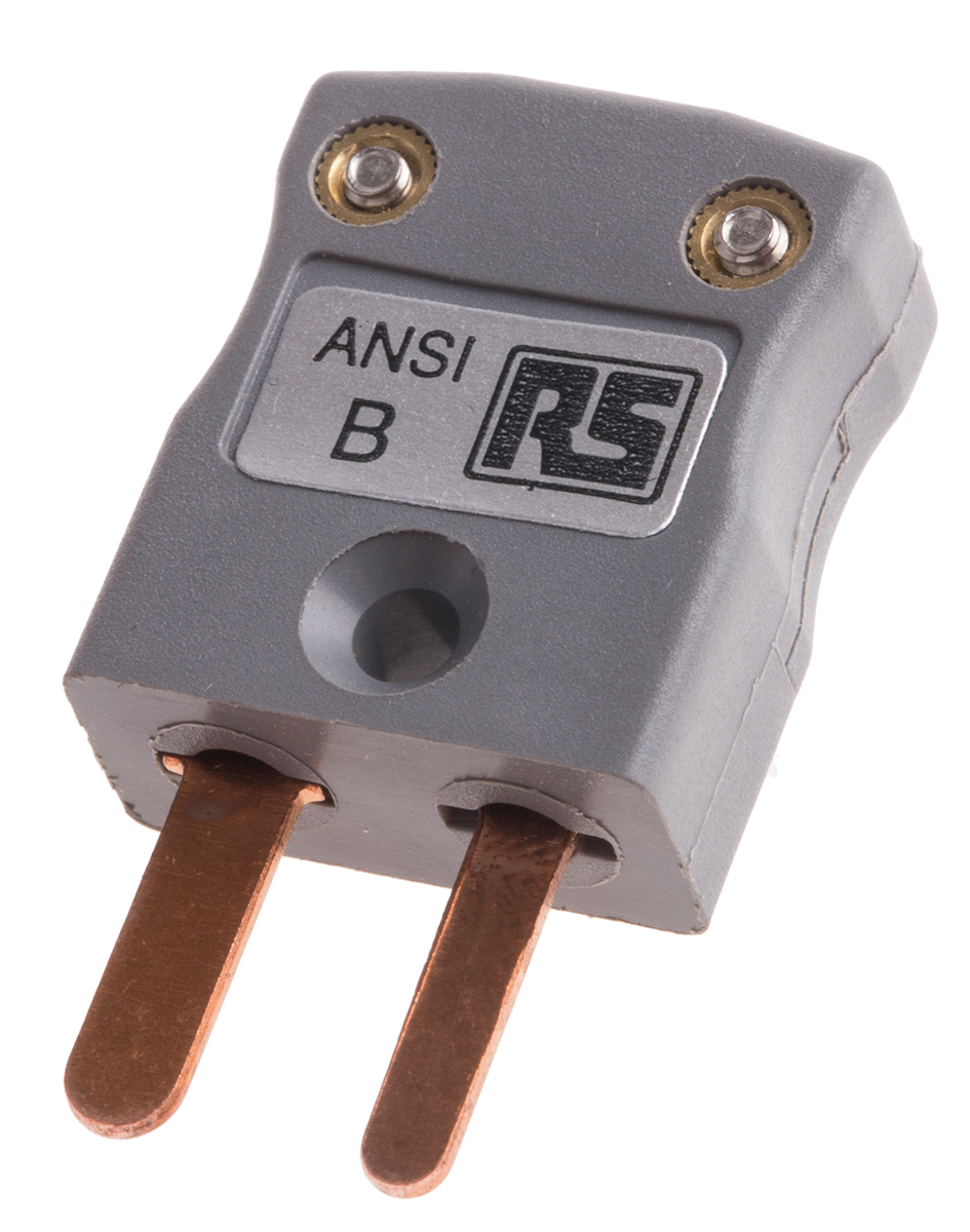 RS PRO Miniature Thermocouple Connector for Use with Type B Thermocouple, 4mm Probe, ANSI, RoHS Compliant Standard