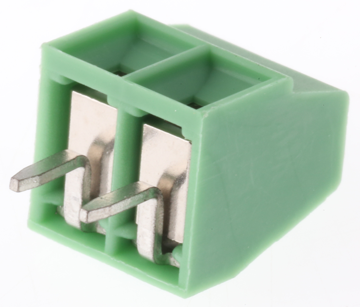 Phoenix Contact MKDS 1/ 2-3.5 Series PCB Terminal Block, 2-Contact, 3.5mm Pitch, Through Hole Mount, 1-Row, Screw
