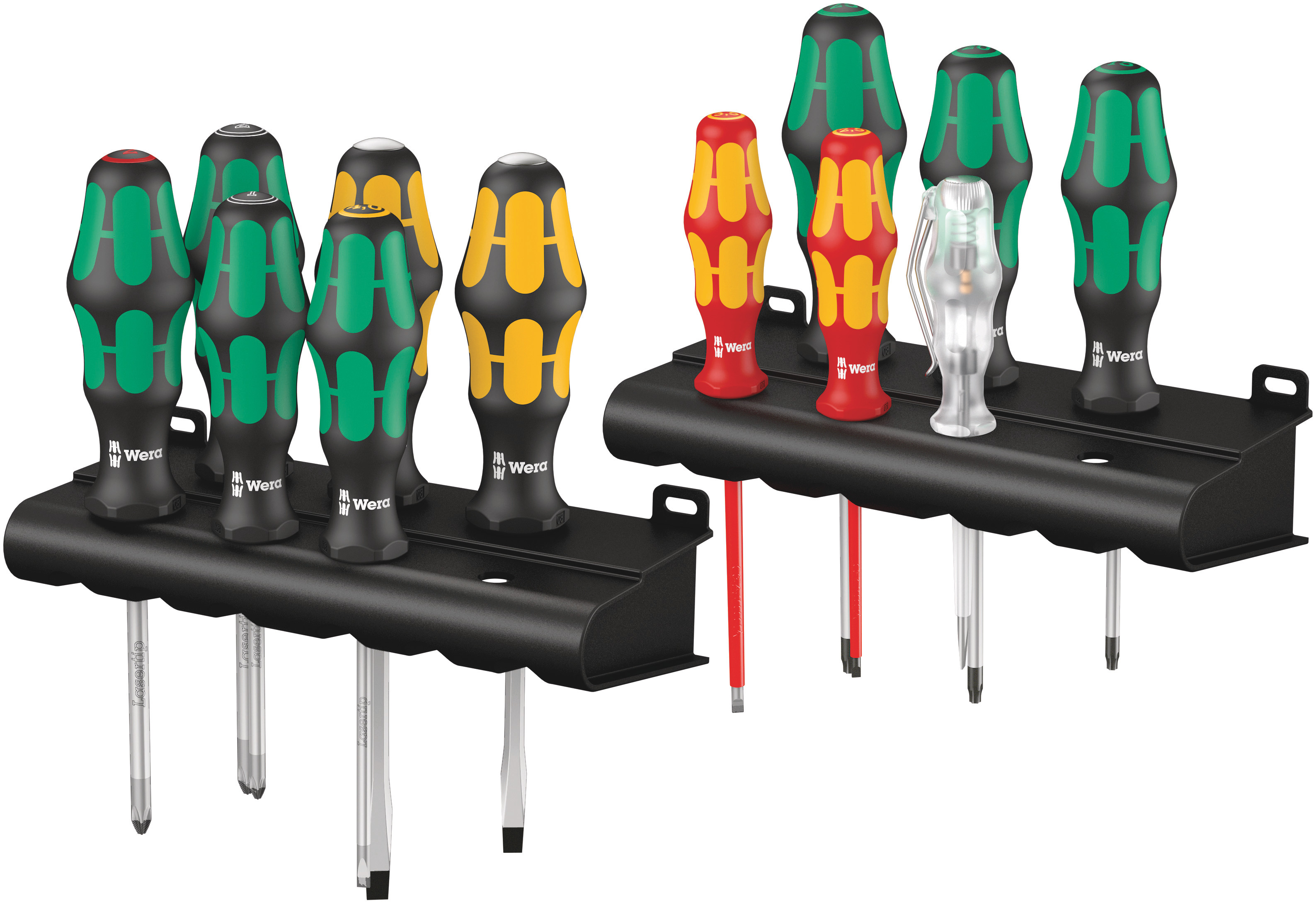 Wera Phillips; Pozidriv; Slotted; Torx Insulated & Standard Screwdriver Set, 12-Piece