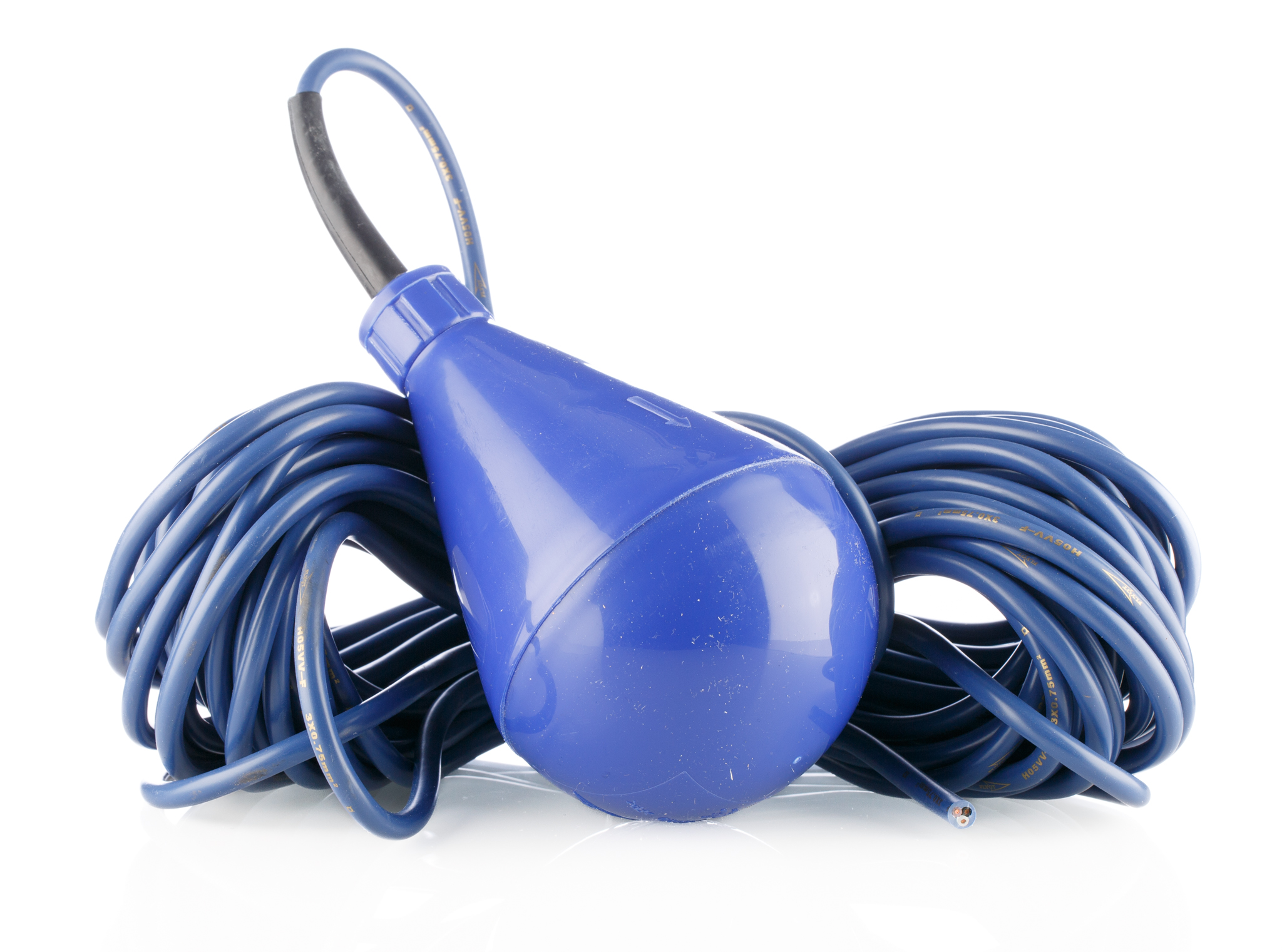 Xylem ENM-10 Series Cable Mount Polypropylene Float Switch, Float, 20m Cable