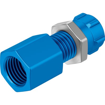 Festo QCK-1/8 Series Bulkhead, G 1/8 Female, 9425