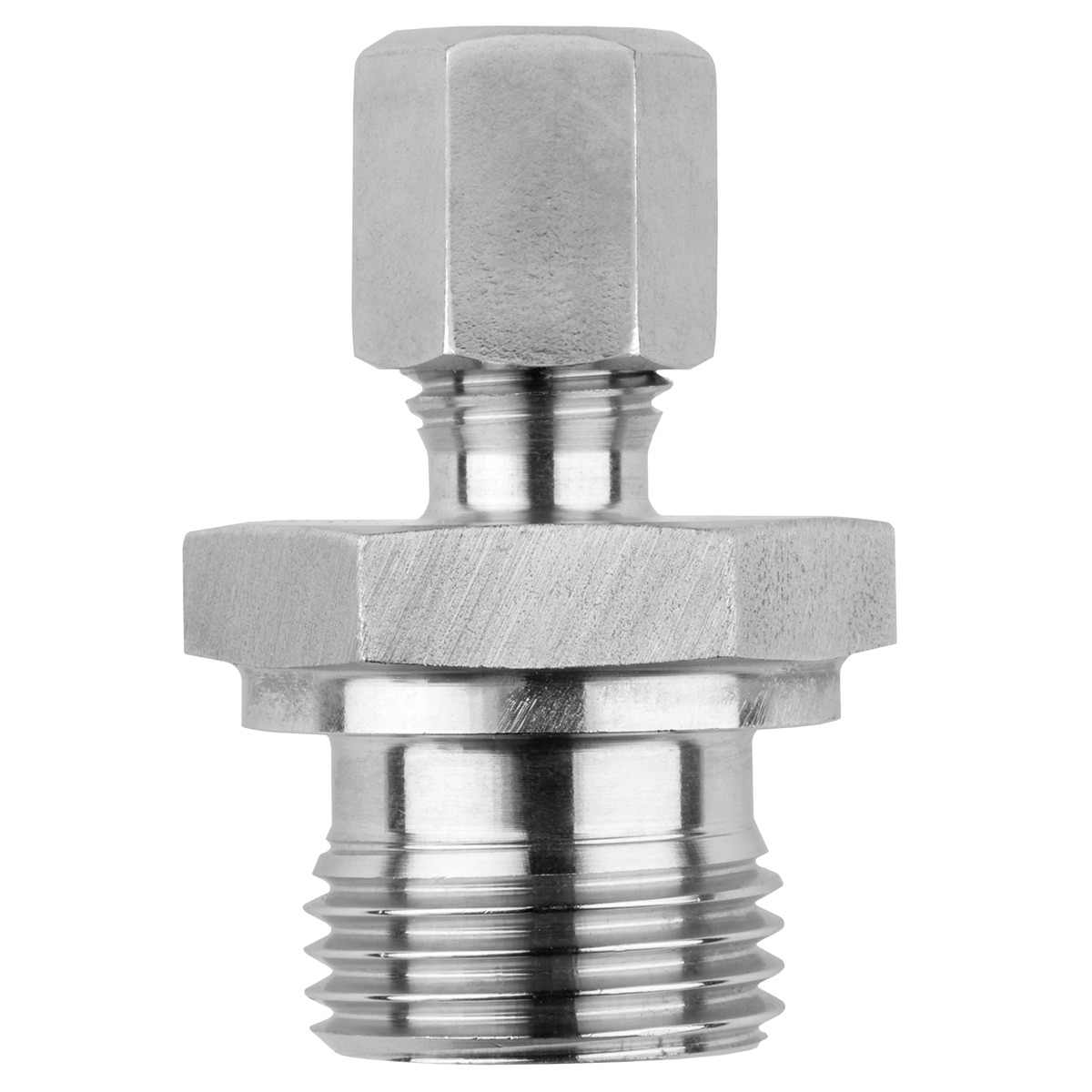 Jumo Fitting, Straight Hexagon Fitting Metric M 1/8in