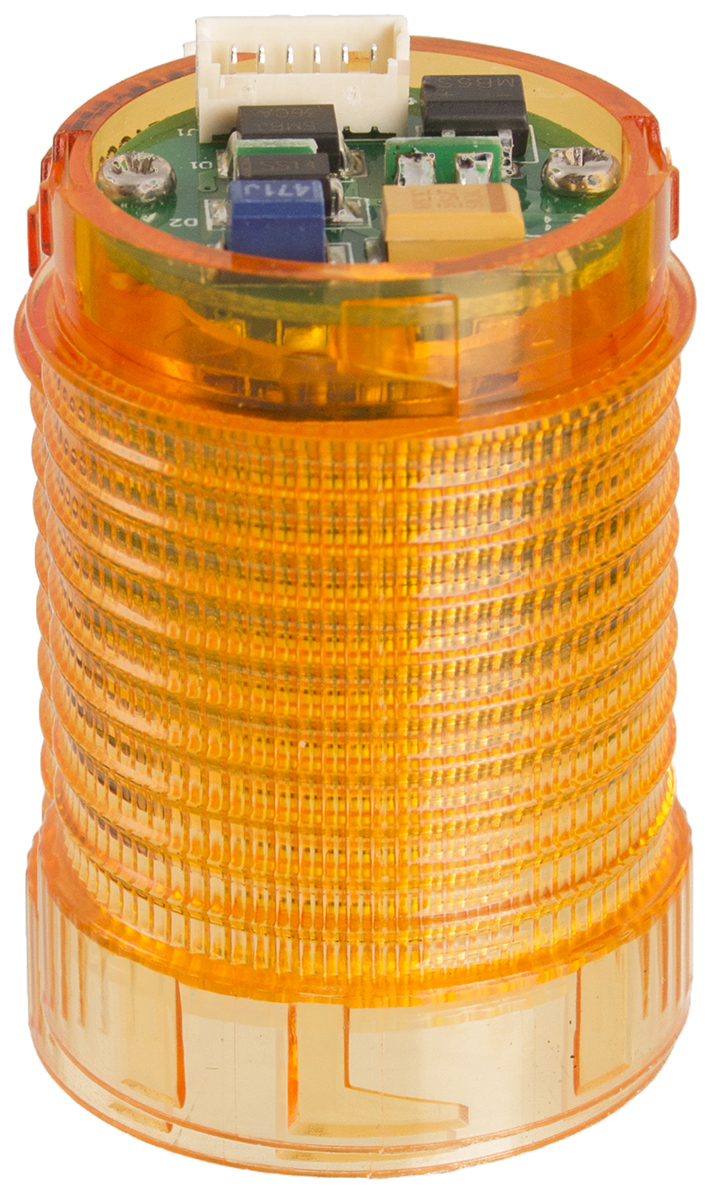 Moflash LED-MINI Series Amber Steady Effect Beacon Unit, 12 → 24 V dc, LED Bulb, DC, IP54