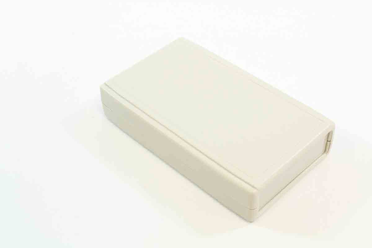 RS PRO Beige ABS Hand Held Enclosure, Integral Battery Compartment, IP65, 120 x 70 x 25
