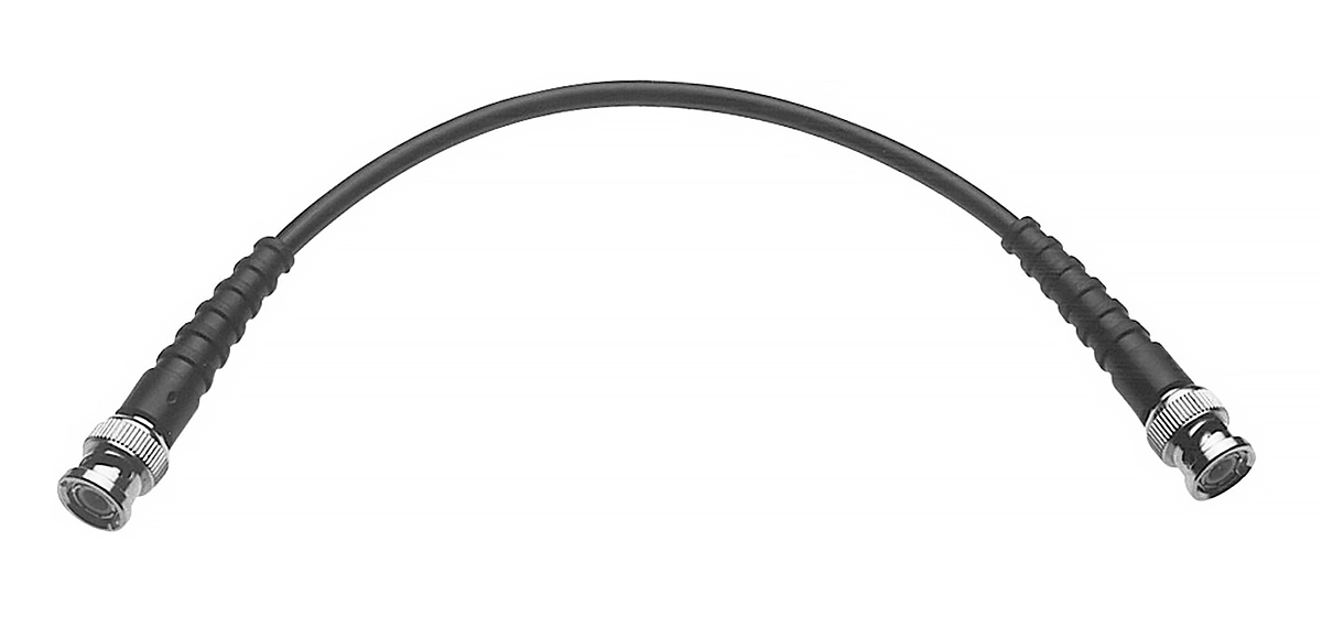 Telegartner Cable Assembly: Both Sides BNC Plug Series, 250 mm, RG58 Coaxial, Terminated 50 Ω