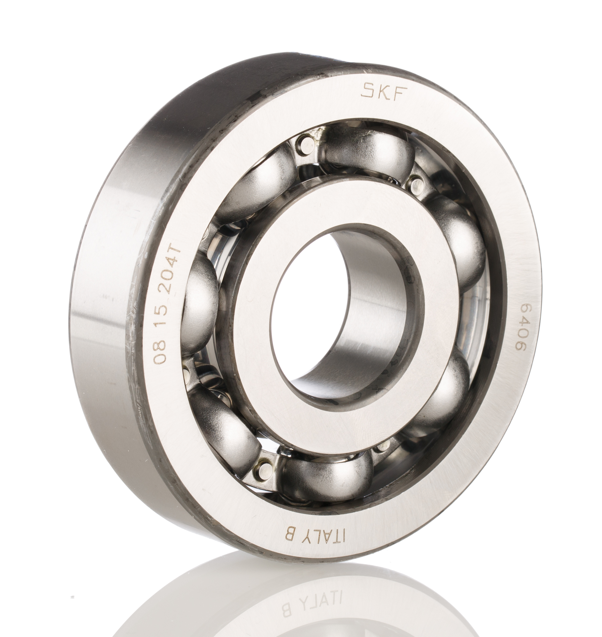 SKF 6406 1 Row Ball Bearing - 30 mm ID, 90 mm OD