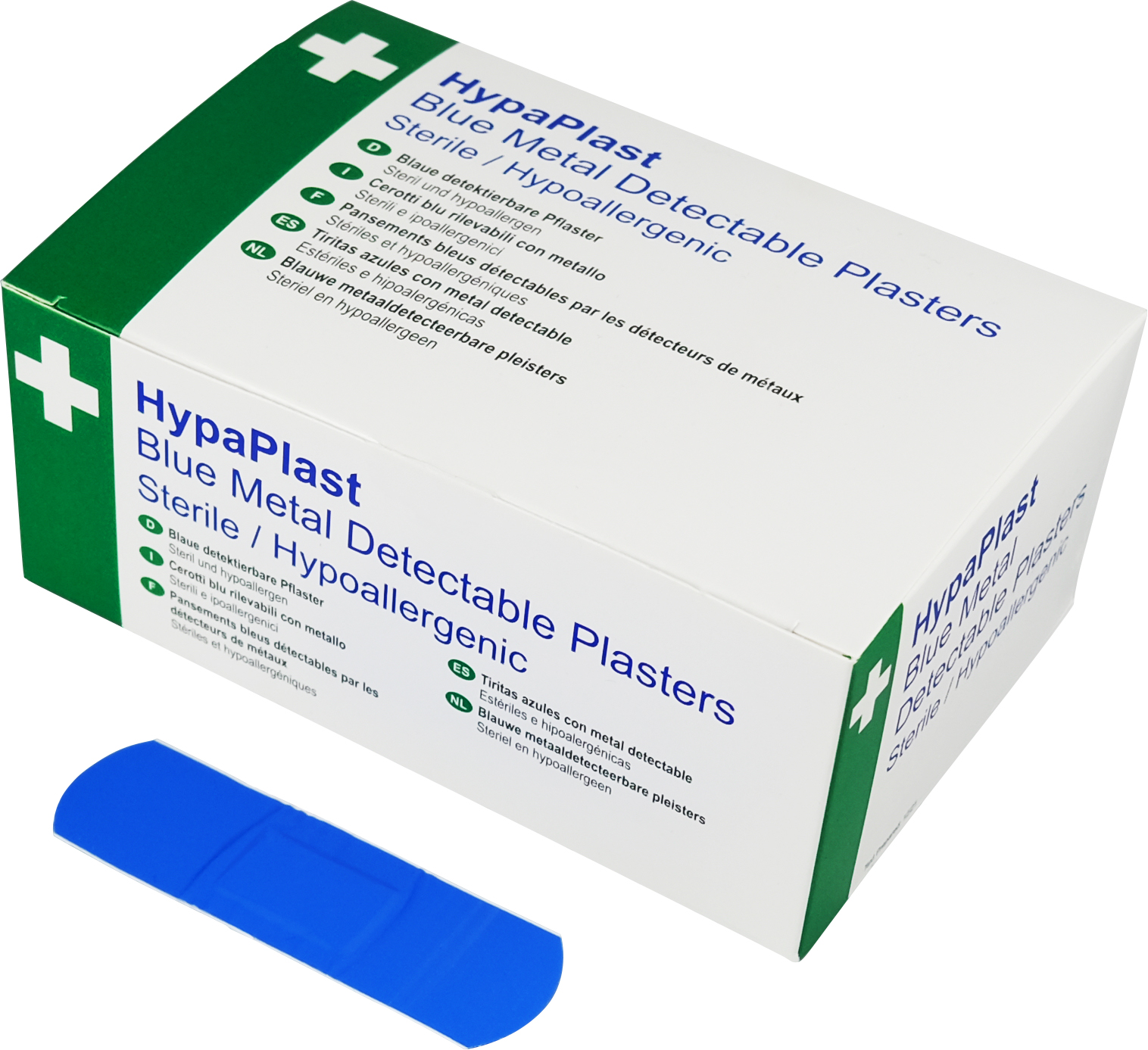 RS PRO Blue Plasters Plaster, 100 Per Package