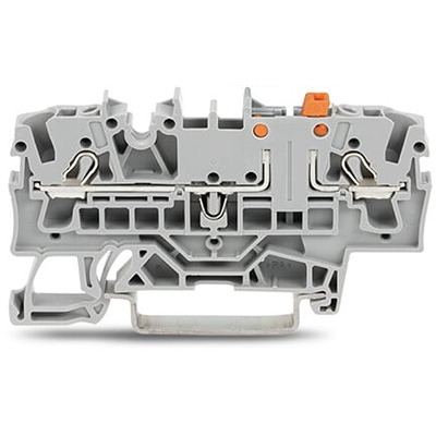 WAGO 2002-1674 TOPJOB S Series Blue, 2.5mm², 1-Level, Push In Termination, ATEX, CSA, IECEx