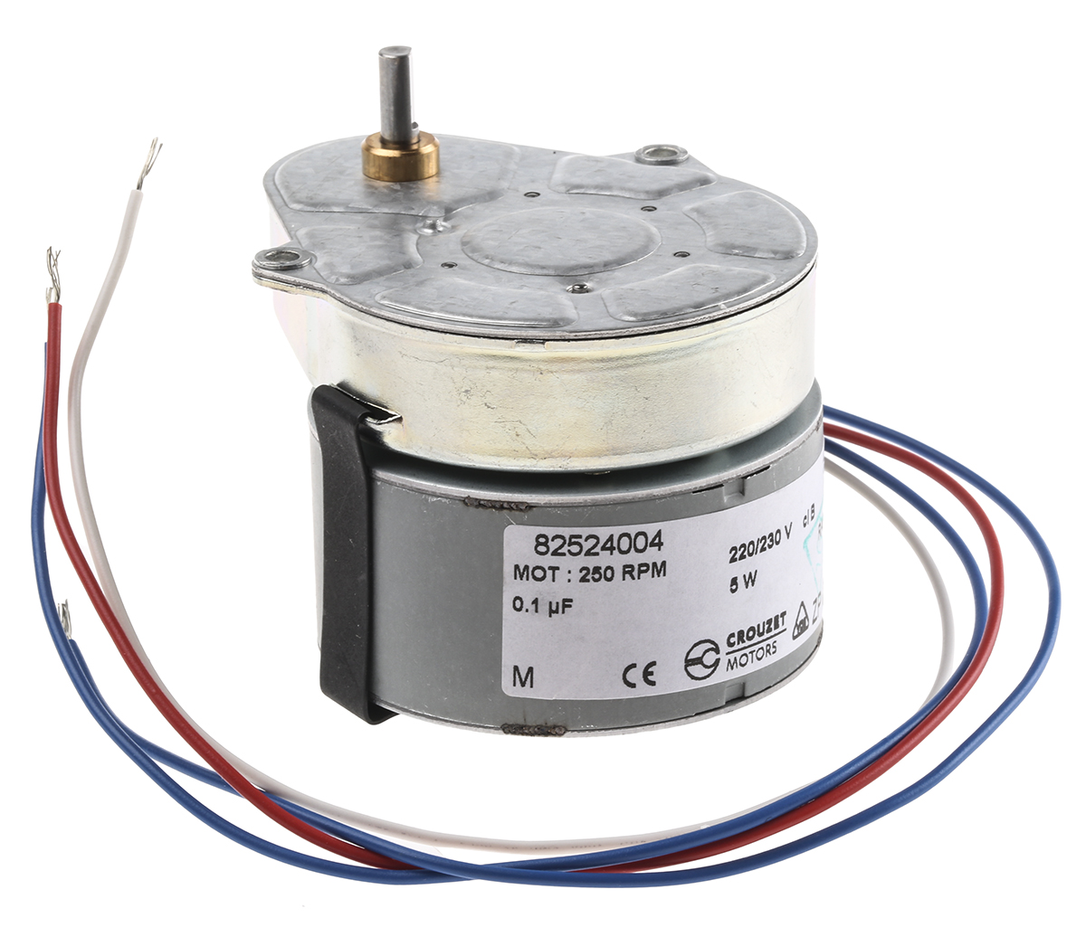 Crouzet Reversible Synchronous Geared AC Geared Motor, 3.5 W, 230 → 240 V