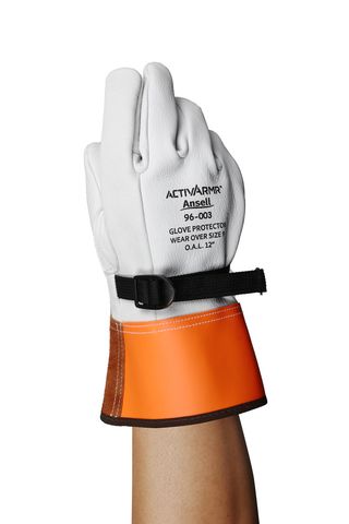 Ansell ActivArmr 96-003 Natural Medium Duty Impact Gloves, Size 8