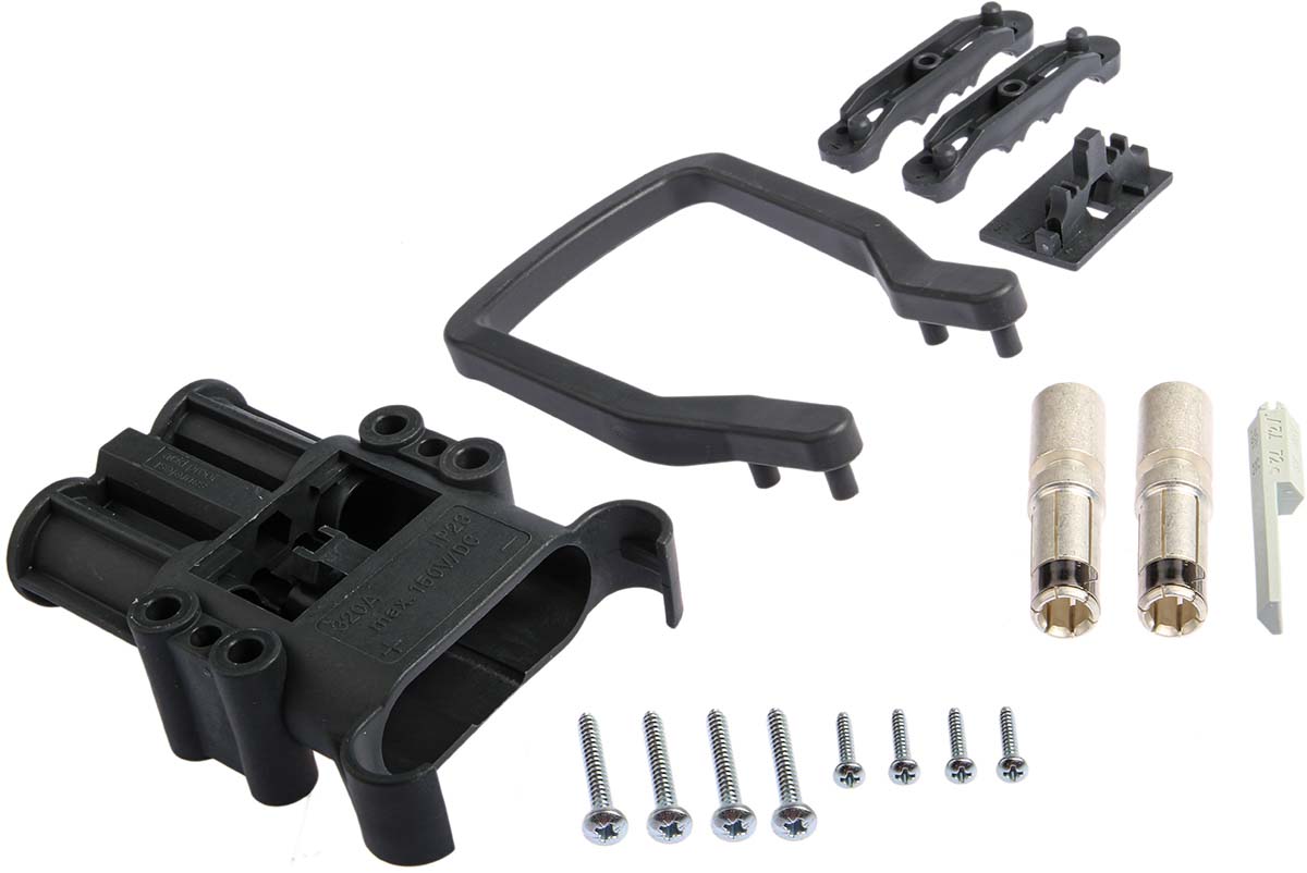 Rema Panel Mount 2P + E Heavy Duty Power Connector Plug, Socket, Rated At 320A, 96 V