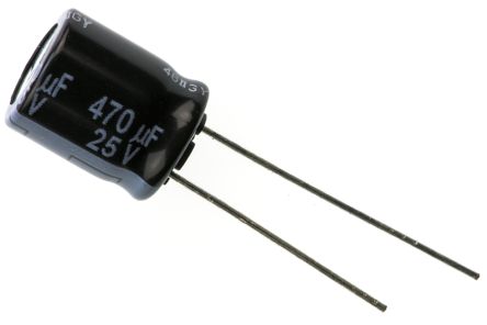 Panasonic 22μF Aluminium Electrolytic Capacitor 35V dc, Radial, Through Hole - ECEA1VN220U