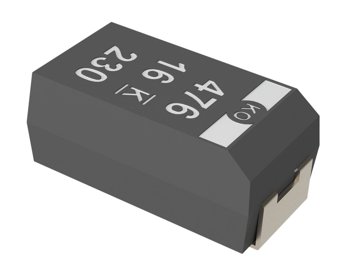 KEMET 47μF Surface Mount Polymer Capacitor, 4V dc