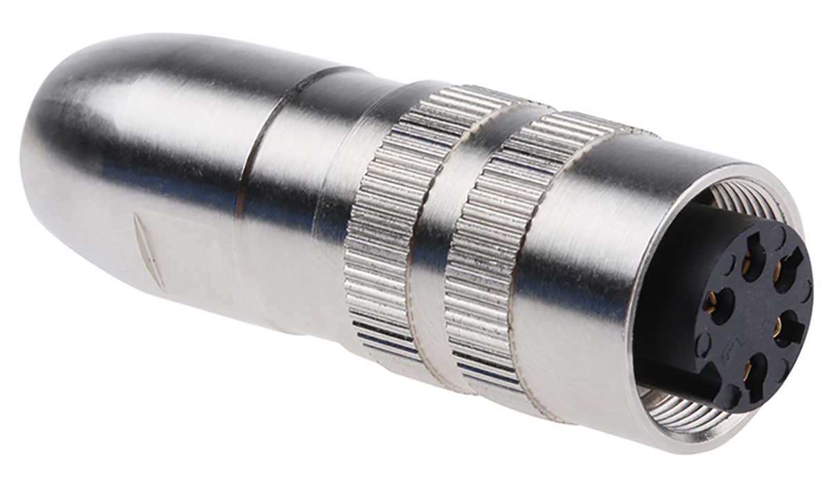 Lumberg 5 Pole Din Socket, DIN EN 60529, 5A, 250 V ac IP68, Female, Cable Mount