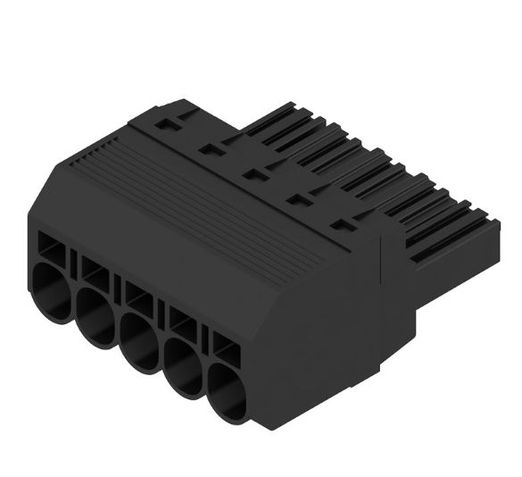 Weidmüller BVF Series PCB Connector, 5-Contact, 7.62 mm Pitch, 1-Row