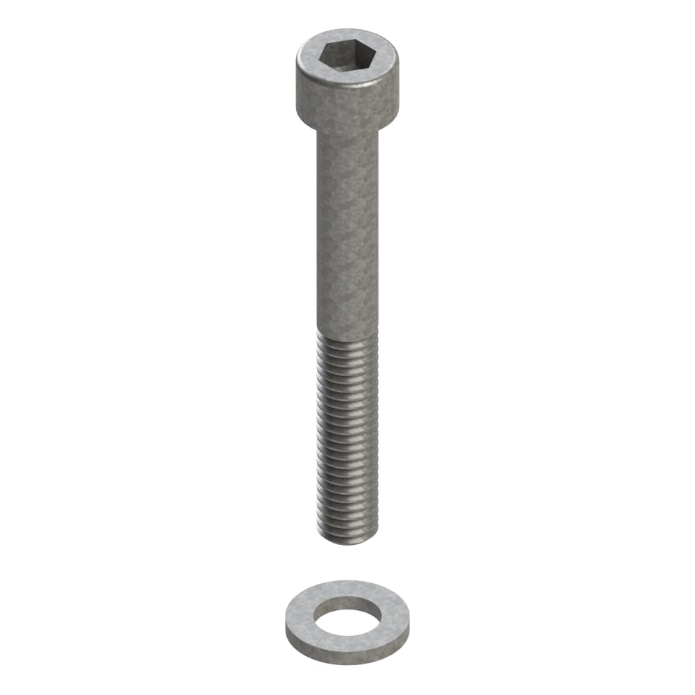 Parker Steel Hex Screw, DIN 3015-1, M6 x 25mm