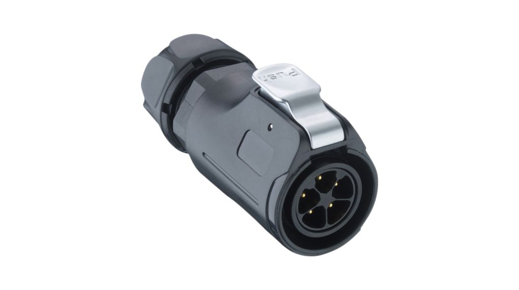 Lutronic Industrial Circular Connector, 12 Contacts, Cable, Plug, Male, IP67, Quicklock Series