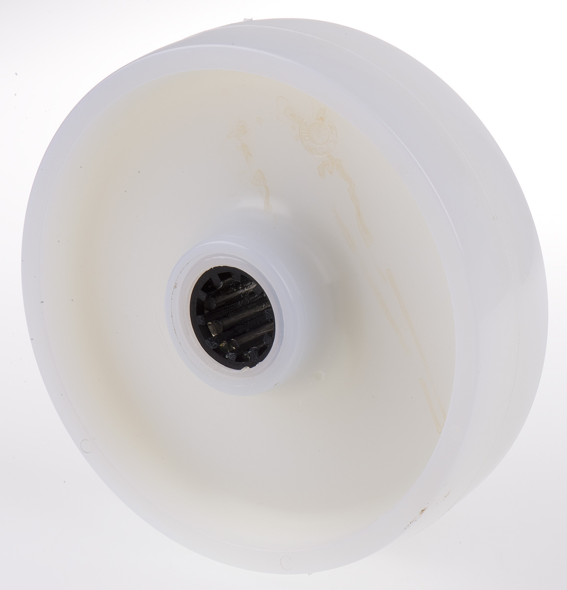 LAG White Polyamide Hygienic, Low Rolling Resistance, Non-Marking Trolley Wheel, 400kg