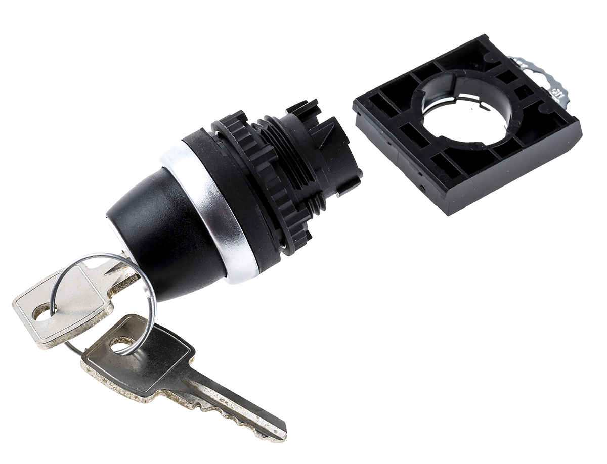 BACO BACO 3-position Key Switch Head, Latching, 22mm Cutout