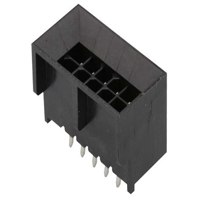 Molex 44432 Series Vertical Board PCB Header, 10 Contact(s), 3 mm Pitch, 2 Row, Shrouded