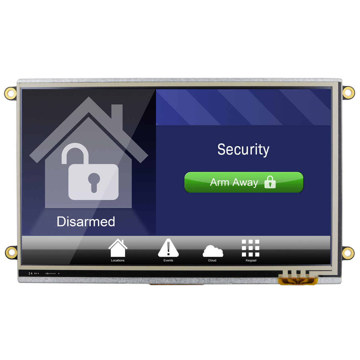 NEWHAVEN DISPLAY INTERNATIONAL NHD-7.0-800480FT-CSXP-T IPS TFT TFT LCD Display, 7in, 800 x 480pixels