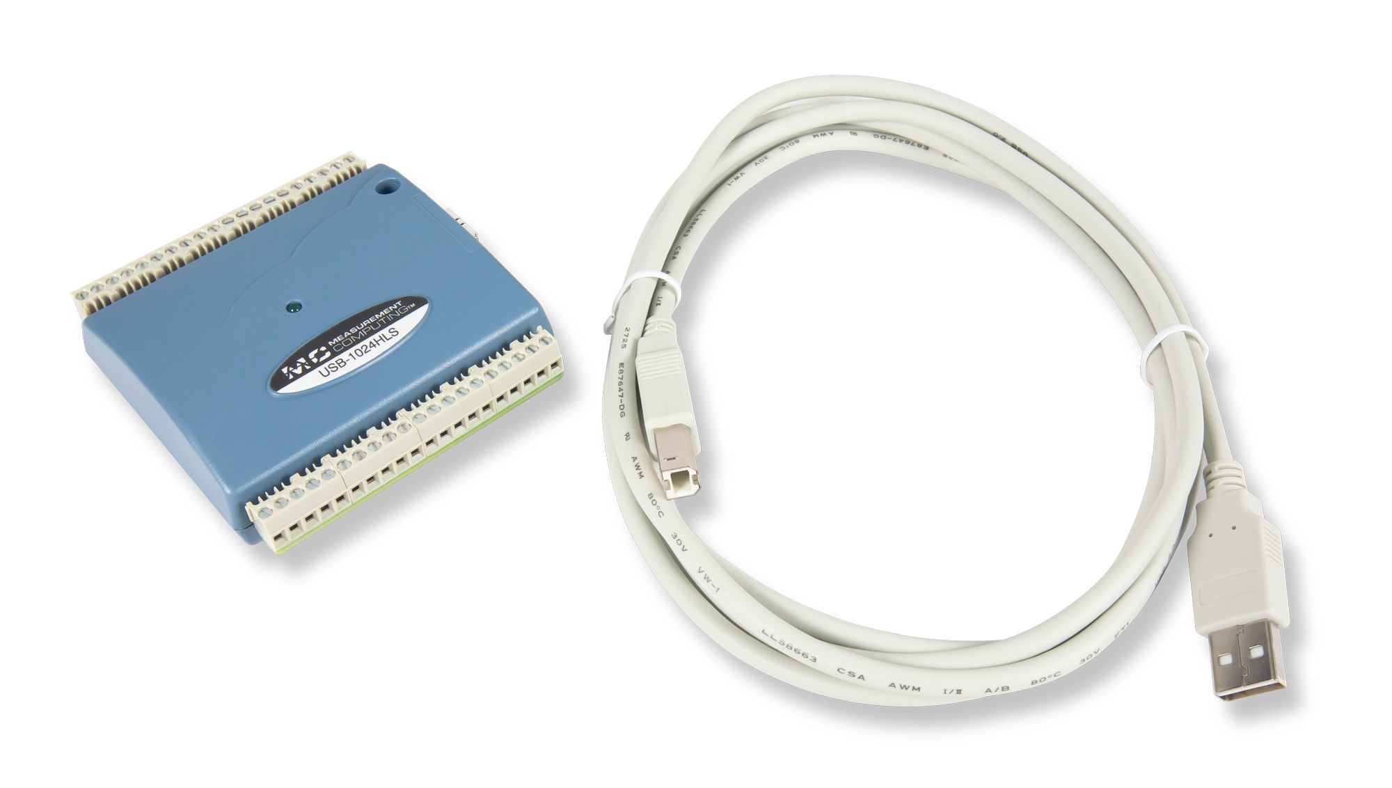 Digilent USB-1024HLS Data Acquisition, 24 Channel(s), USB, 100sps, 32 bit