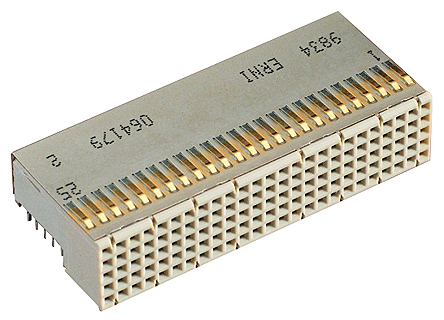ERNI, ERmet 2mm Pitch Hard Metric Type B Backplane Connector, Female, Right Angle, 5 Row, 110 Way