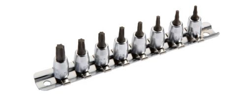 SAM 8-Piece 1/4 in Bit Socket Set, Hex Bit