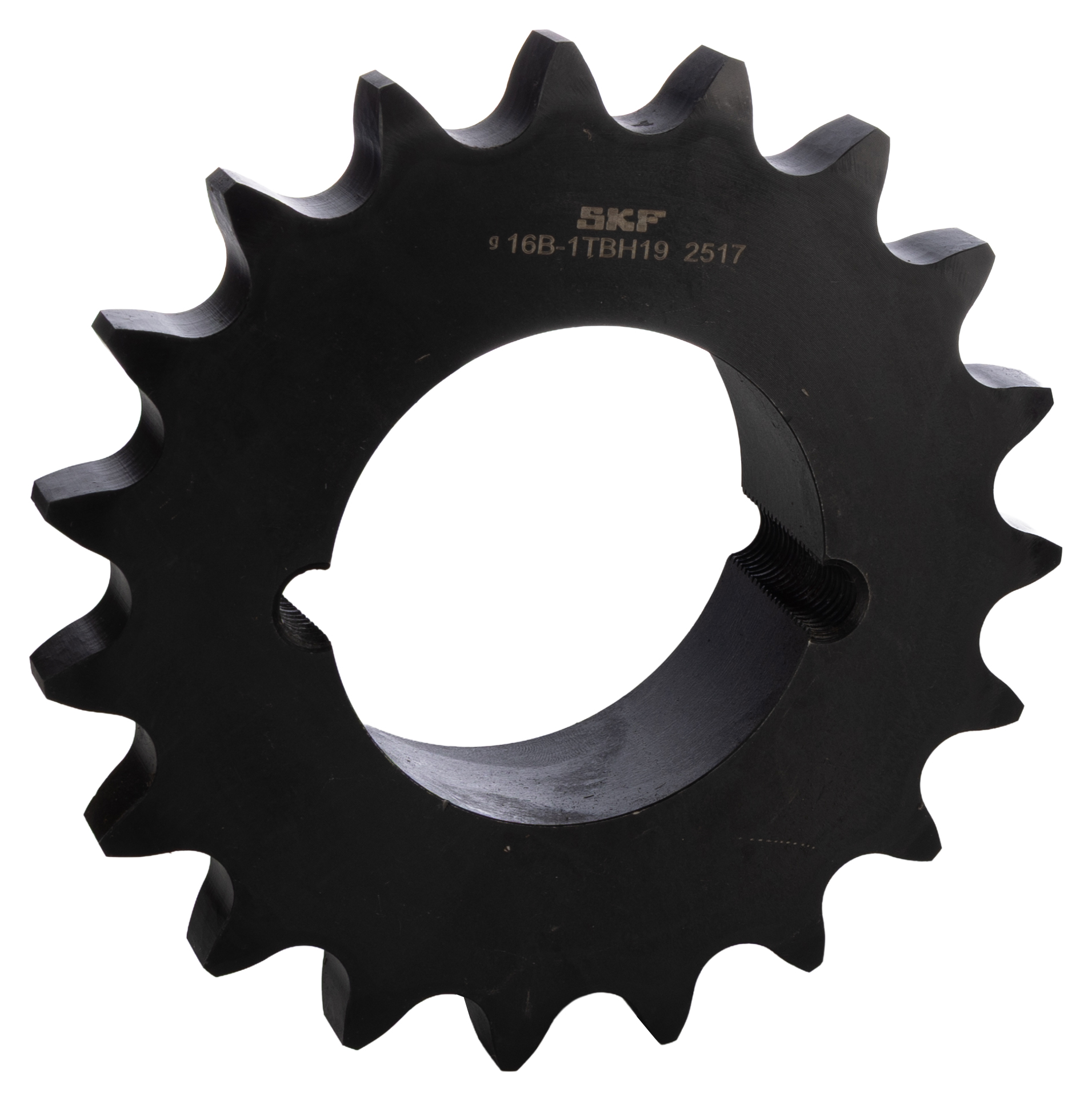 SKF 19 Tooth Taper Bush Sprocket, PHS 16B-1TBH19 16B-1 Chain Type