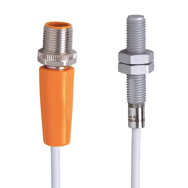 ifm electronic Inductive Threaded Barrel Proximity Sensor, M8, 2 mm Detection, PNP/NPN NO, 10 → 30 V dc