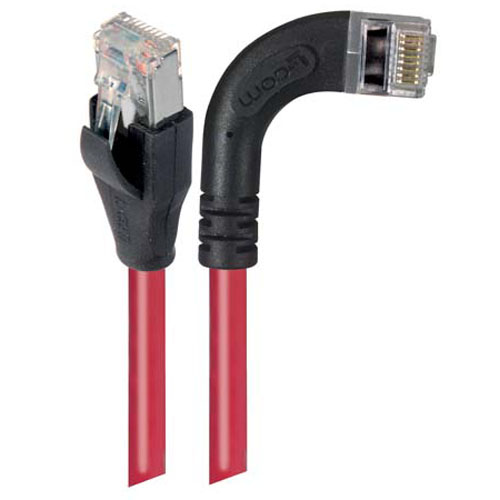 L-ComTRD, 2m Cat6, Red RJ45 to Male RJ45 Male, Copper Braid Shielded, Terminated PVC Sheath