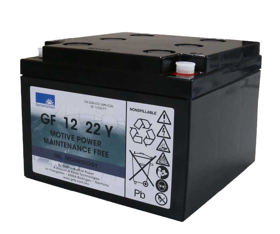 Sonnenschein 12V Bolt Sealed Lead Acid Battery, 22Ah