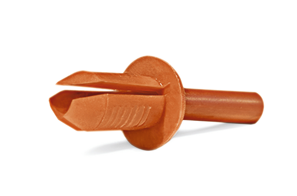 HellermannTyton, Cable Clip, 10mm Nominal Size, Polyamide 6, Orange