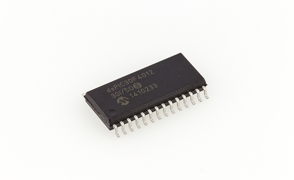 DSPIC30F4012-30I/SO Microchip dsPIC30F, 16bit Digital Signal Processor 30MIPS 1.024 kB, 48 kB Flash 28-Pin SOIC