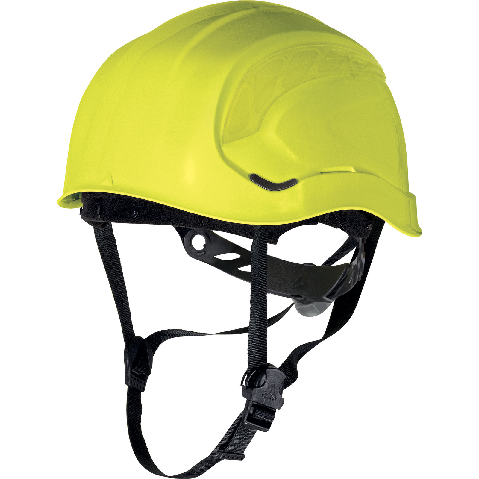 Delta Plus GRANITE PEAK Yellow Safety Helmet with Chin Strap, Adjustable