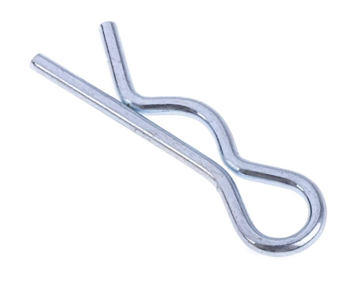 RS PRO 19.5mm Bright Zinc Plated Steel Retaining Clip, 4.76mm Diameter