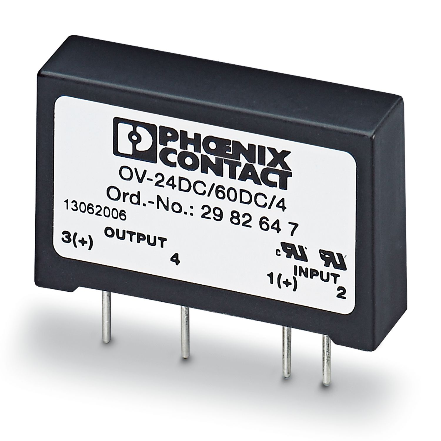 Phoenix Contact OV-24DC/ 60DC/4 Series Solid State Relay, PCB Mount