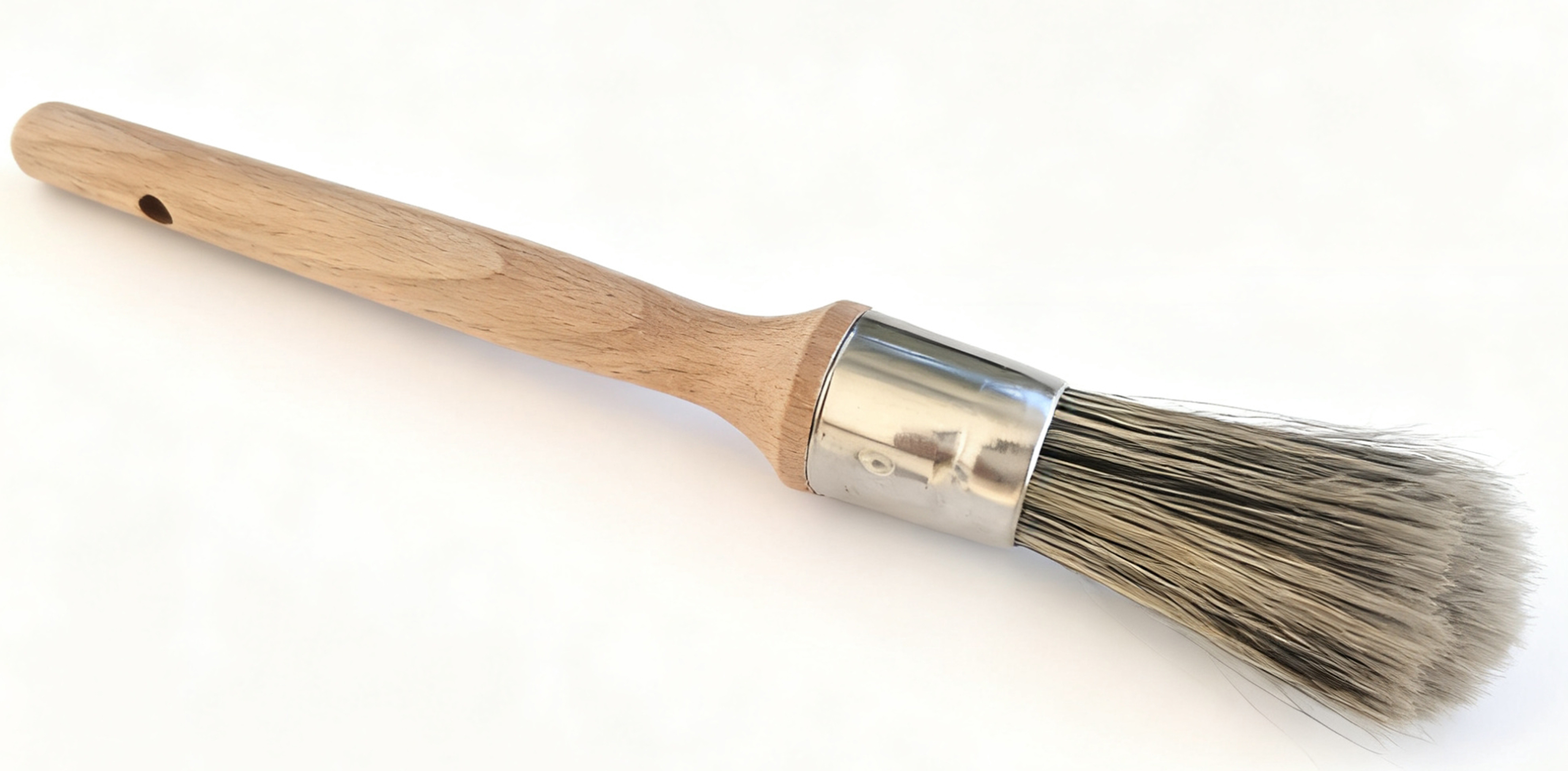 RS PRO Thin 28mm Polyester Paint Brush with Round Bristles