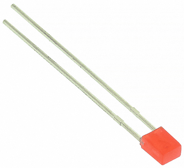 Kingbright2.5 V Red LED Rectangular Through Hole, L-914IDT