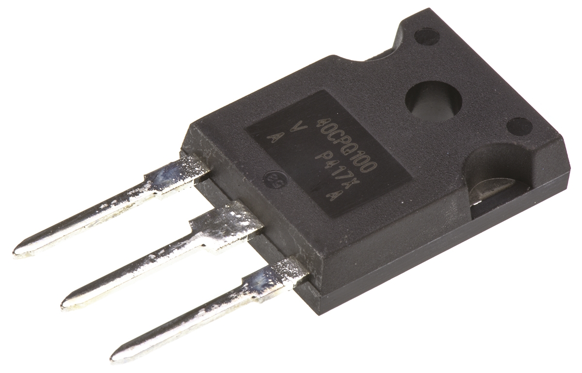 Vishay 100 V 40 A Diode Schottky 3-Pin TO-247 VS-40CPQ100-N3