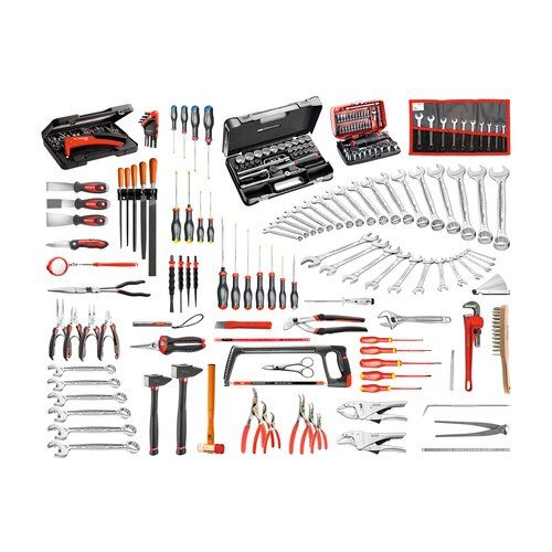 Facom 200 Piece Industrial Maintenance Tool Tool Kit with Box