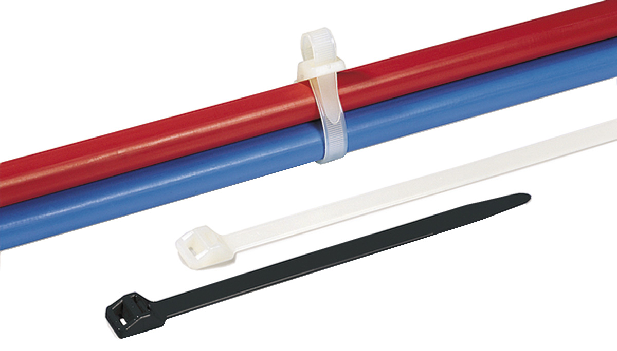 HellermannTyton Cable Tie, Releasable, 770mm x 8.9 mm, Natural Polyamide 6.6 (PA66), Pk-50