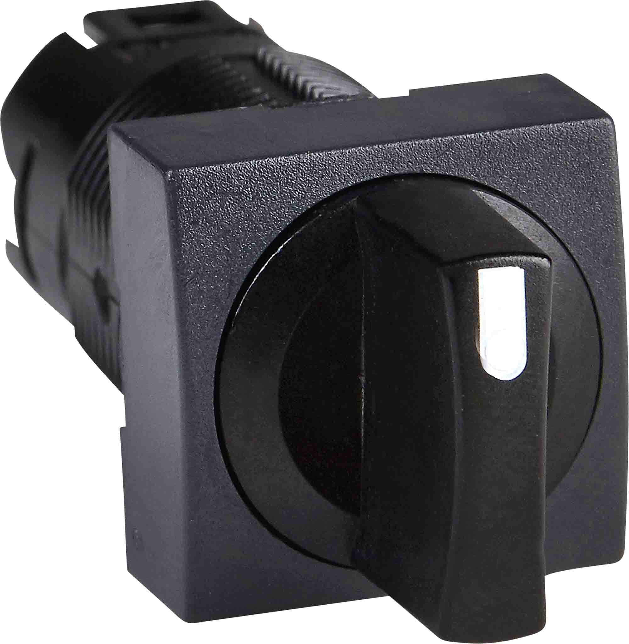 Schneider Electric ZB6 Series 2 Position Selector Switch Head, 16mm Cutout, Black Handle