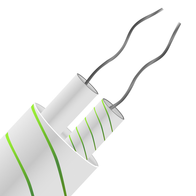 RS PRO Type K Thermocouple Cable/Wire, 5m, Unscreened, Glass Fibre Insulation, +350°C Max, 1/0.315mm