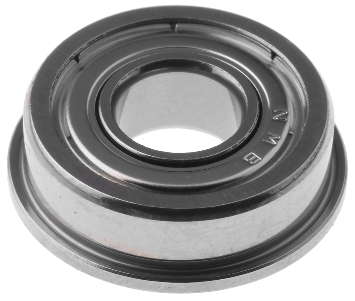 NMB DDRF-4HHRA5P24LY121 1 Row Ball Bearing - 6.35 mm ID, 15.87 mm OD