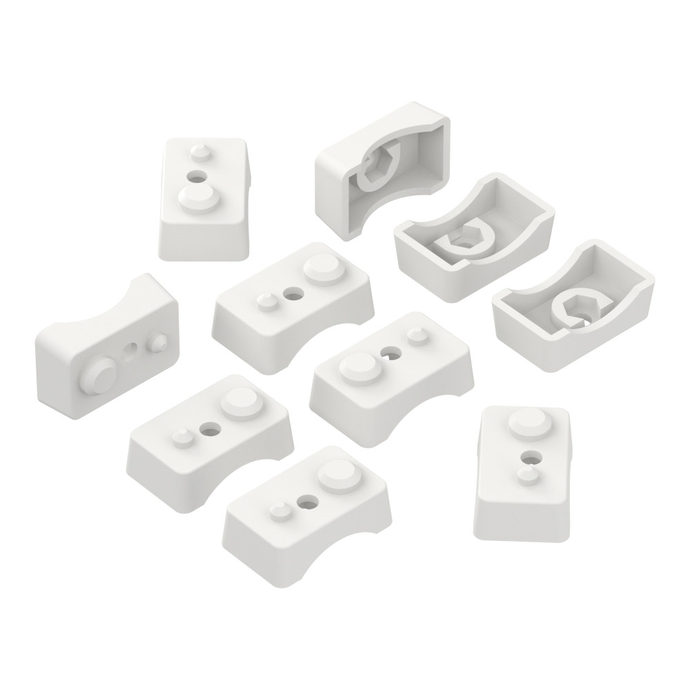 RS PRO ABS Pole Mount Bracket for Use with Enclosure, 31.7 x 19.7 x 13mm