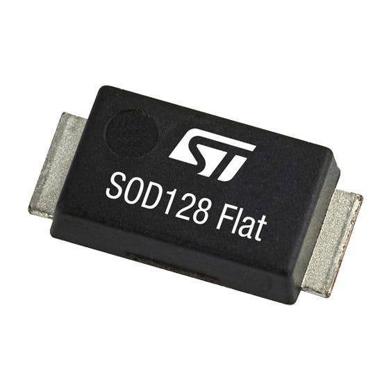 STMicroelectronics 100 V 2 A Rectifier & Schottky Diode Rectifier Diode 2-Pin ECOPACK STPST2H100AFY