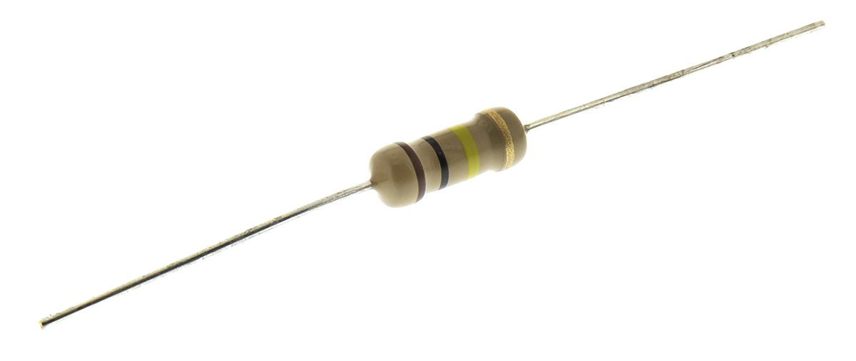 TE Connectivity 100kΩ Carbon Film Resistor 1W ±5% CFR100J100K