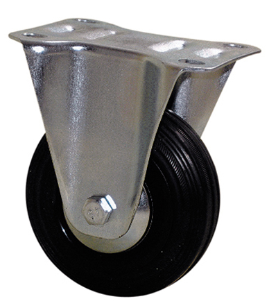 Guitel Hervieu Fixed Castor Wheel, 100kg Capacity, 100mm Wheel